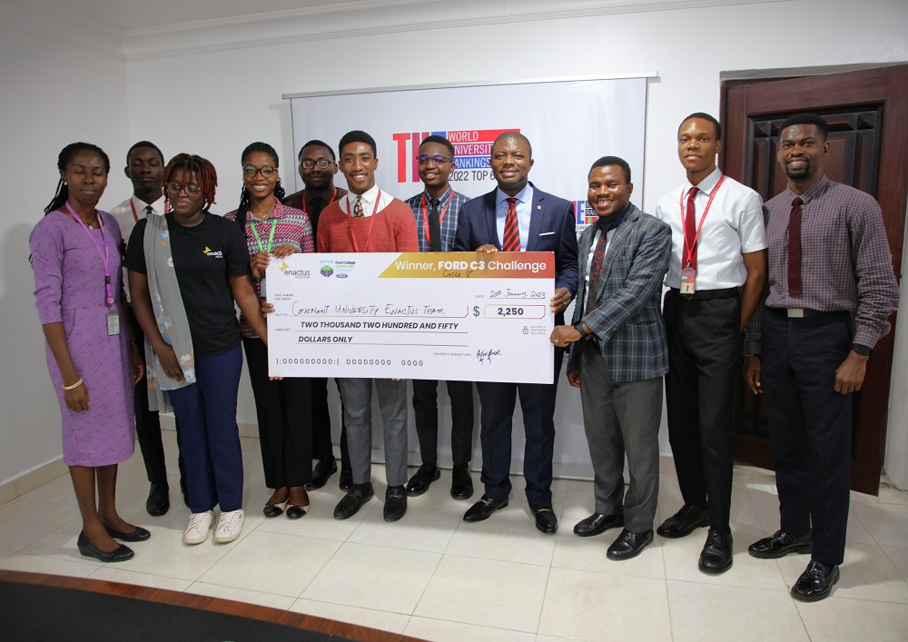 Professor Adebayo Cheers Team Covenant Towards Gold at the 2023 Enactus ...