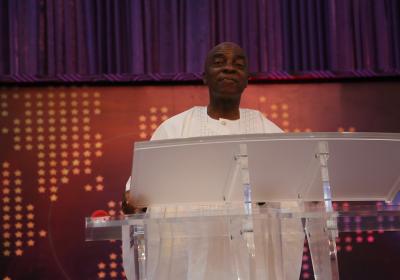 Chancellor Dr. David Oyedepo Giving His Welcome Charge