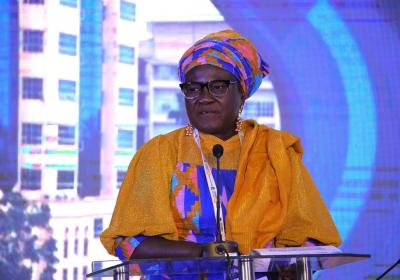 The Consul General Of Ghana To Nigeria Ms Samata Gifty Bukari Making Her Remarks