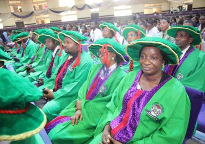 A Cross Section Of Members Of Covenant University Senate At The 33rd Inaugural Lecture