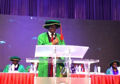Registrar Mr Emmanuel Igban Introducing Members On The High Table Registrar Mr Emmanuel Igban Introducing Members On The High Table
